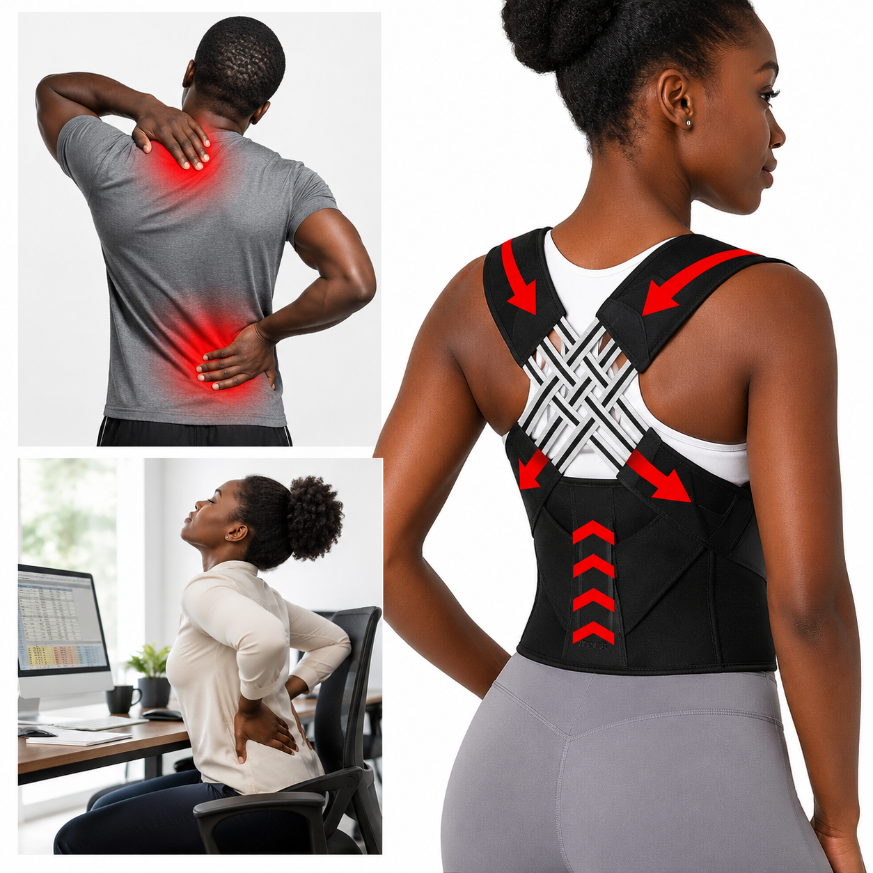 Posture Pro™ – Correcteur Dorsal Réglable